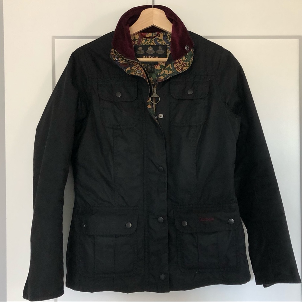 Barbour black wax jacket NWOT